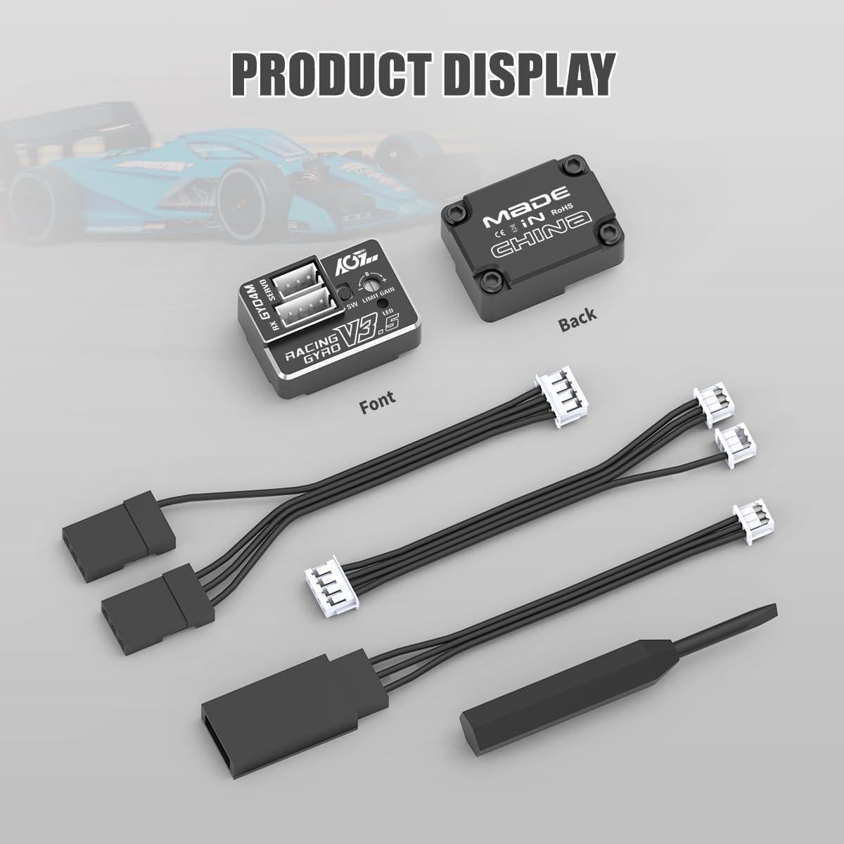 Giroscopio AGFRC GY04M V3.5 para Drift RC - 4g Alta Precisión