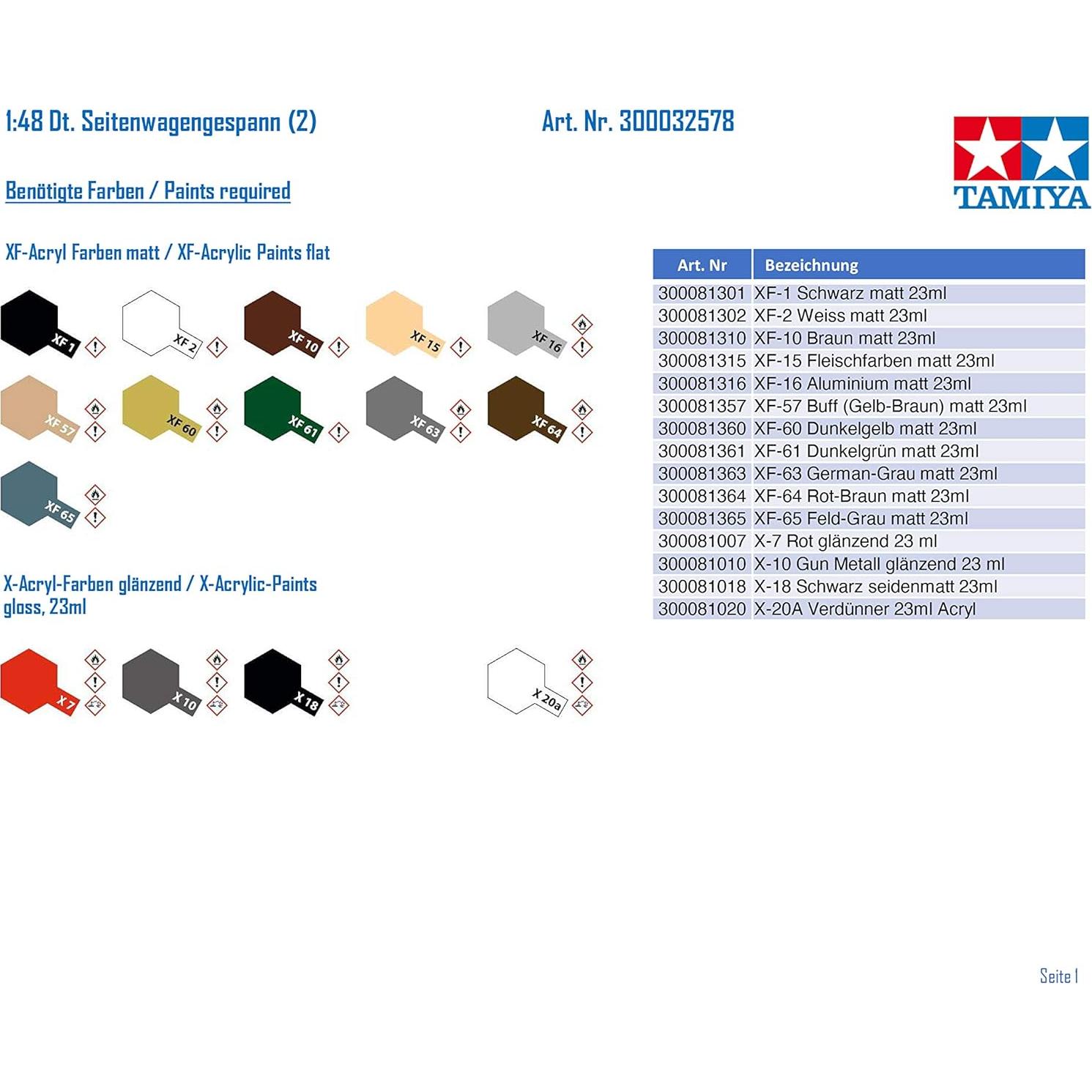 Kit de Modelo Motocicleta y Sidecar Alemán BMW 1/48