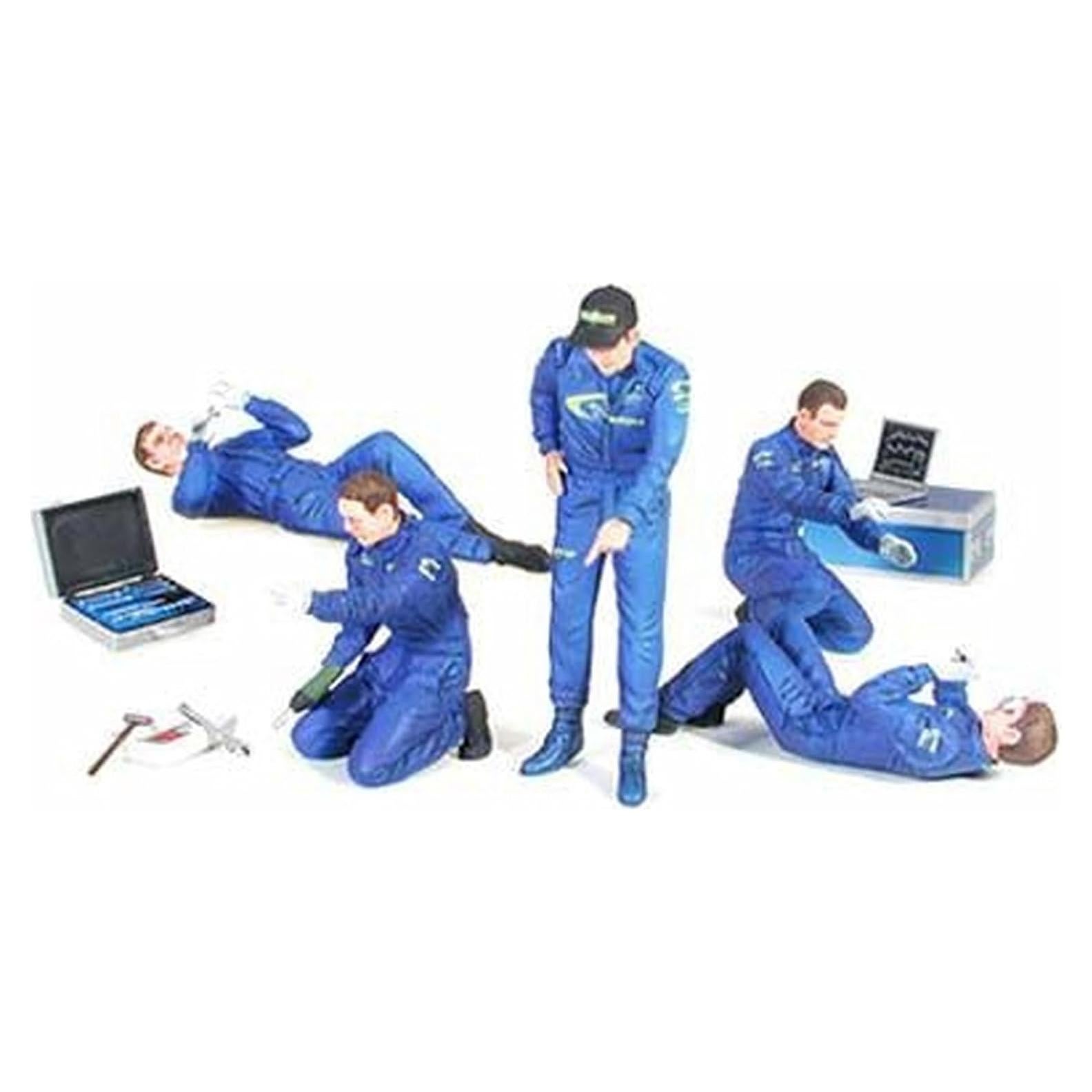 Tamiya 300024266 1: 24 Scale – Set of Rally Mechanics (5)