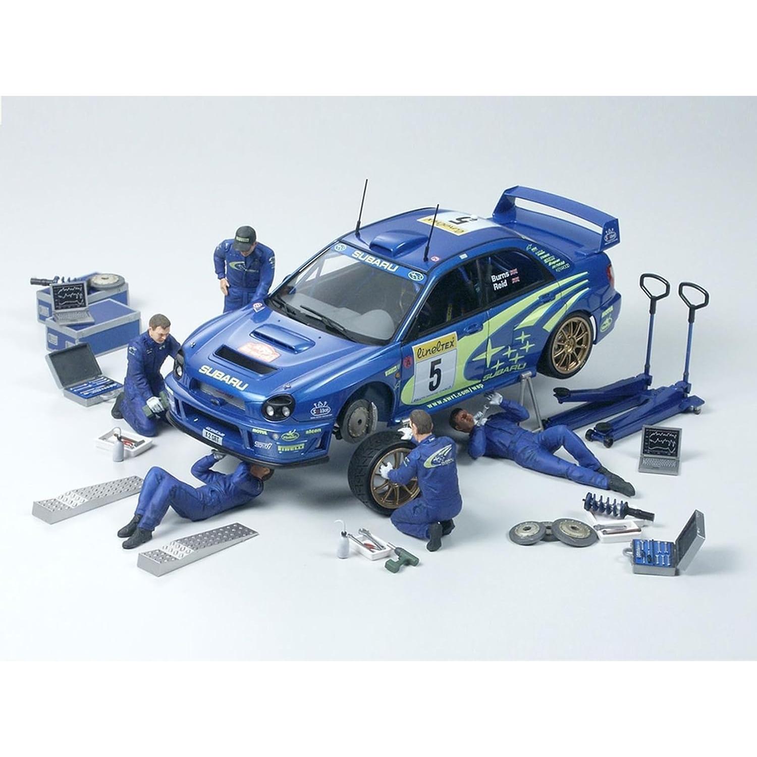 Tamiya 300024266 1: 24 Scale – Set of Rally Mechanics (5)