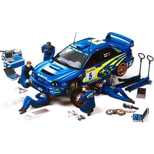 Tamiya 300024266 1: 24 Scale – Set of Rally Mechanics (5)