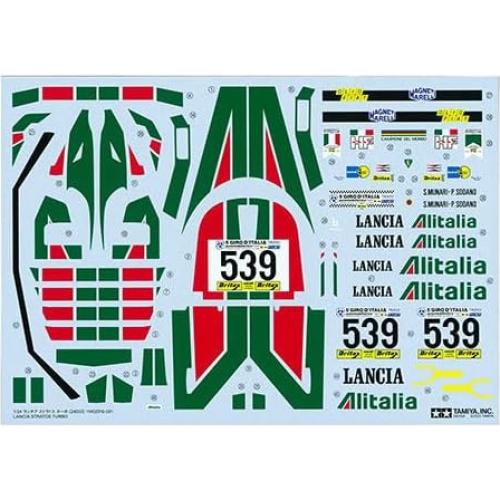 Maqueta Lancia Stratos Turbo Tamiya 1:24 Detalles Realistas