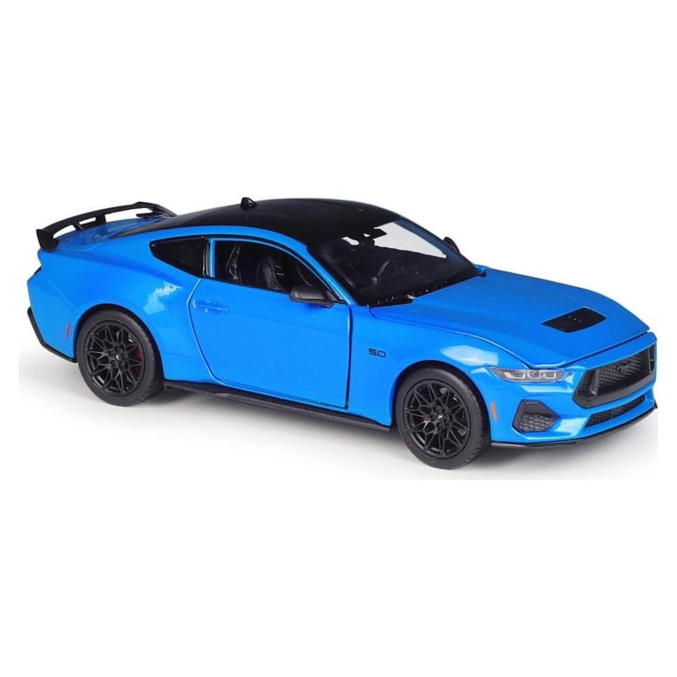 Coche Diecast a Escala 1:25 Welly Ford Mustang GT 2024 Azul