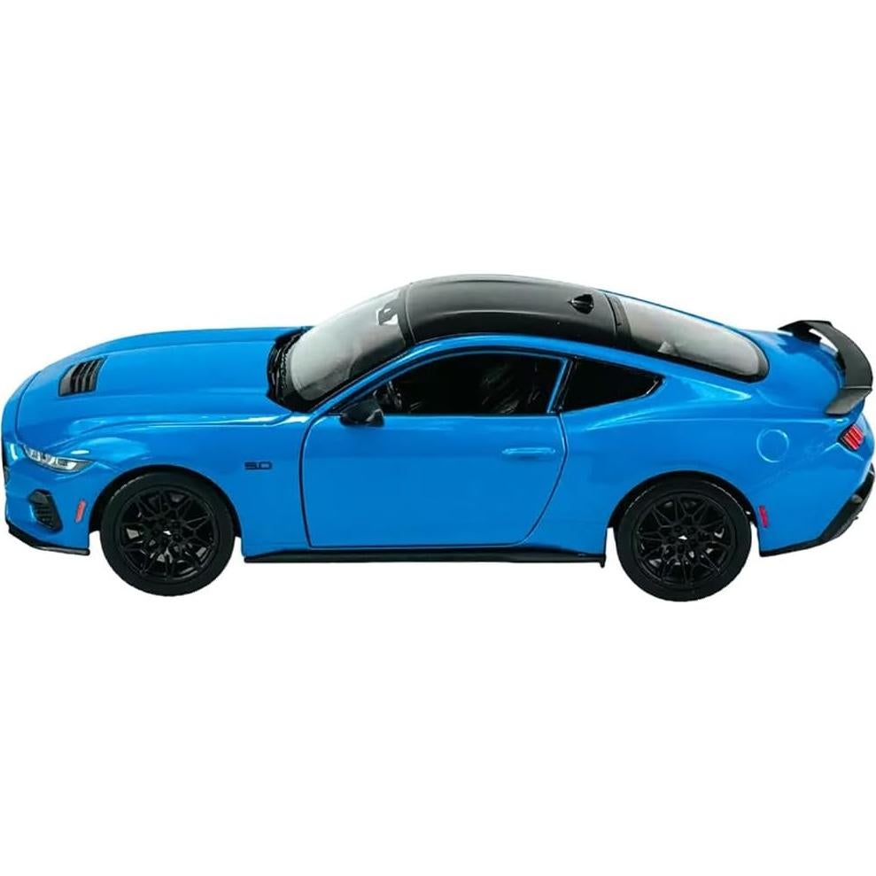 Modelo Diecast Ford Mustang GT 2024 Welly 1:24 Azul