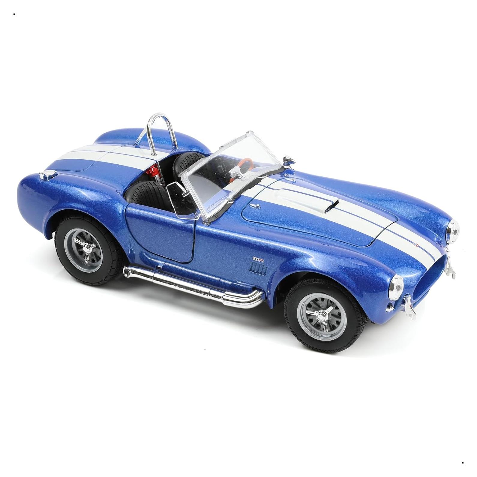 Coche Juguete Diecast 1/24 Shelby Cobra 427 S/C Azul