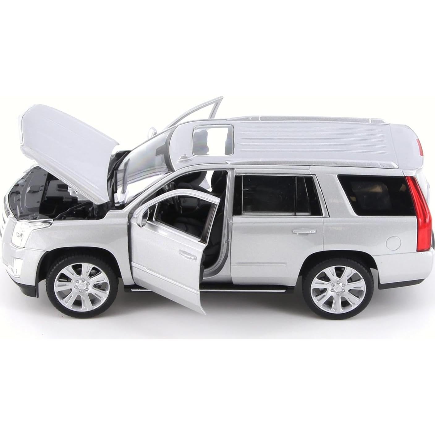 SUV Escalade 2017 Welly 24084/4D Metal Escala 1:24 Plata