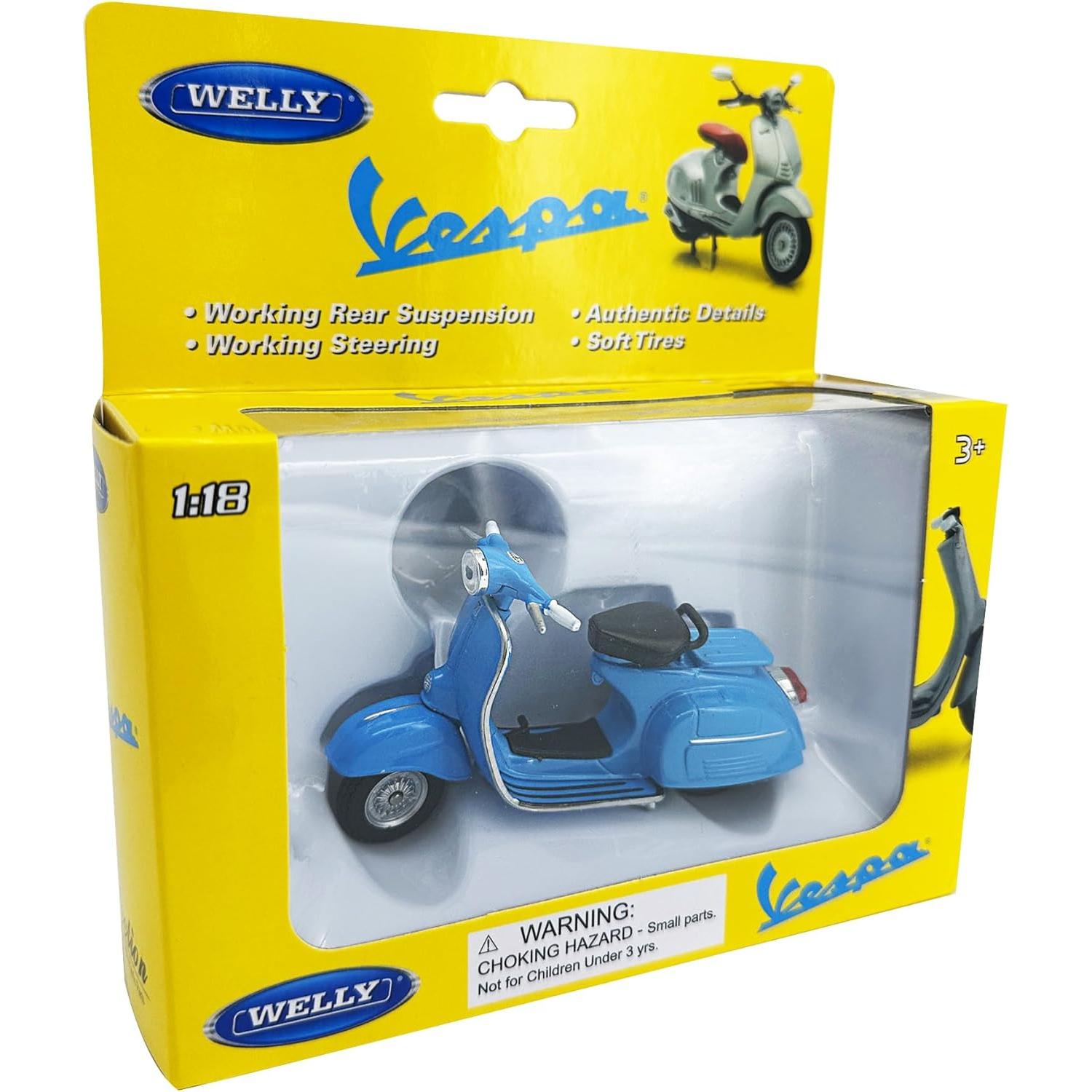 Scooter Diecast Vespa 150 (1970) Escala 1:18 Coleccionable