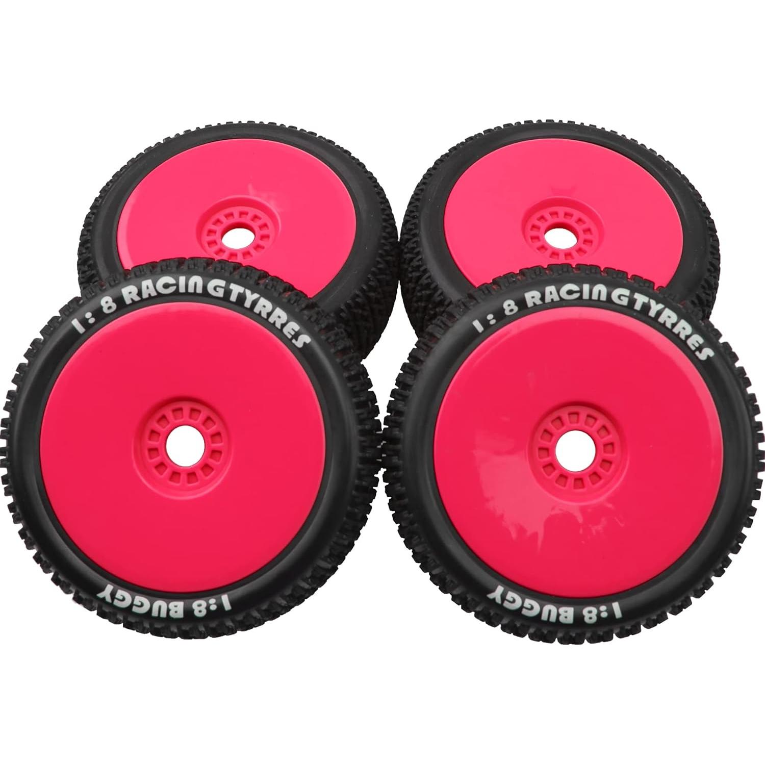 Neumáticos de Goma 1/8 ShareGoo 115mm para Buggy RC - Rojo