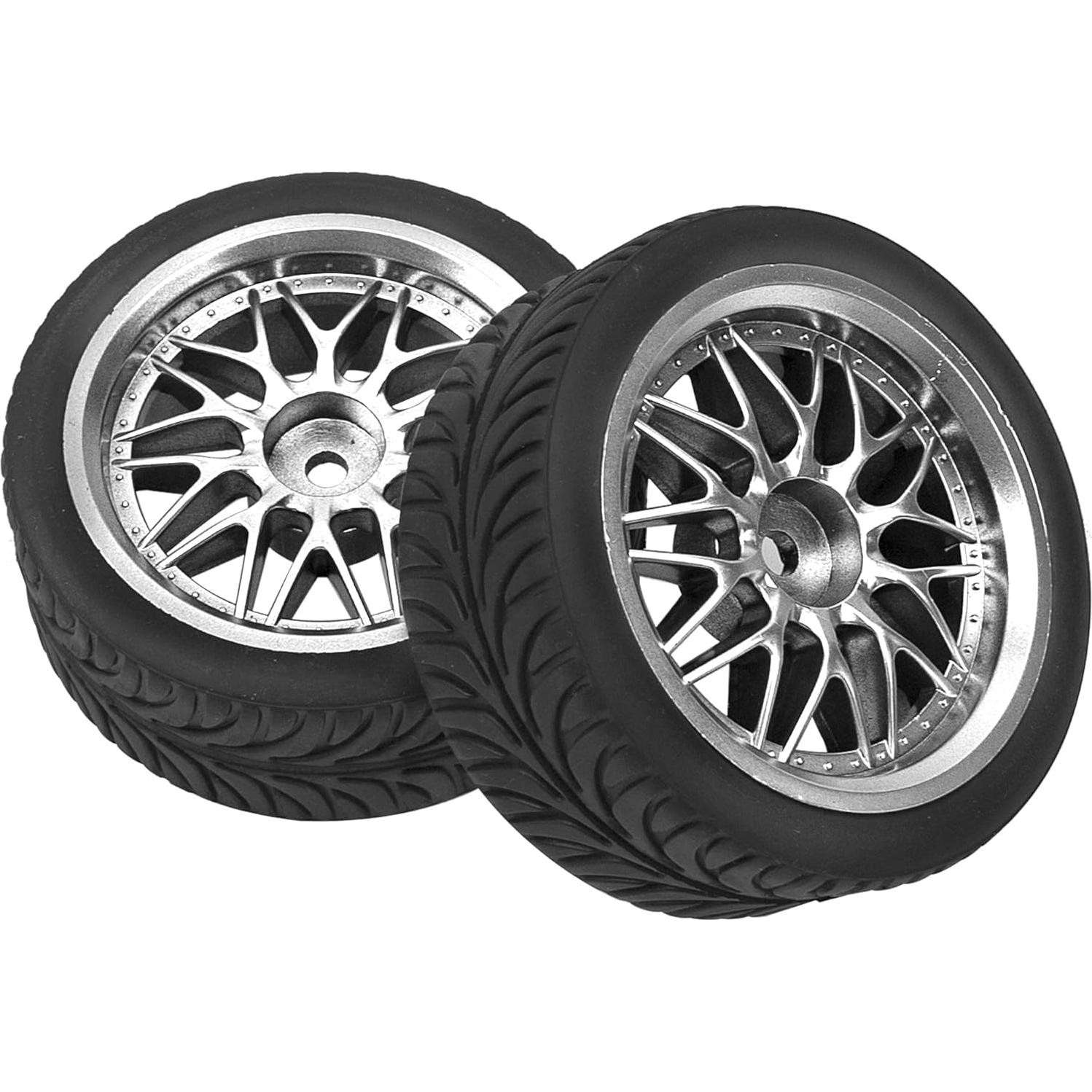 Neumáticos de Caucho y Llantas Plásticas RC 1/10 HIRCQOO