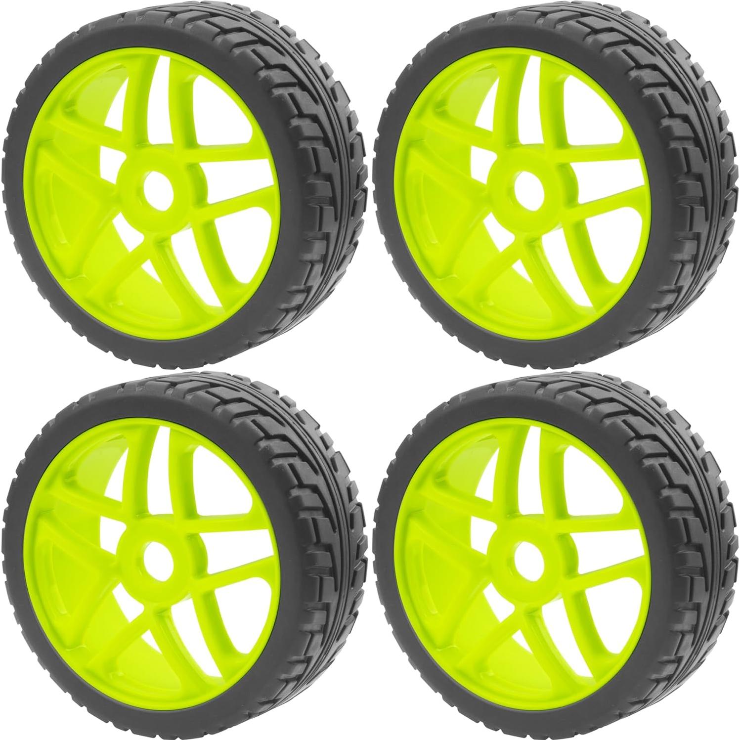 Neumáticos de Goma 104mm ShareGoo para Buggy RC 1/8 Verde