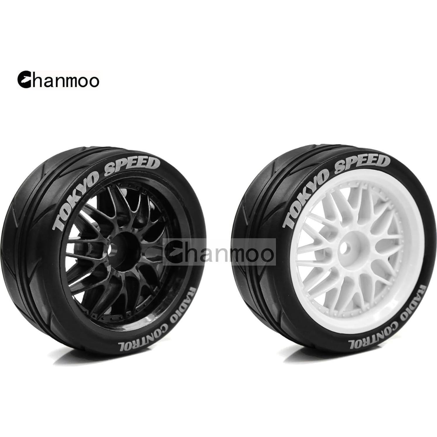 Neumáticos RC On Road 1:10 Chanmoo 65mm 4 Piezas Drift