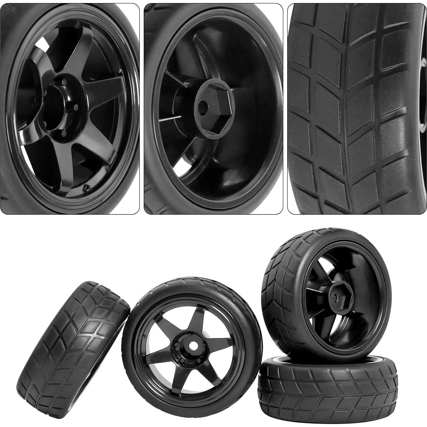 Ruedas y Neumáticos RC Drift 1/10 RCStation 4PCS 65.8mm