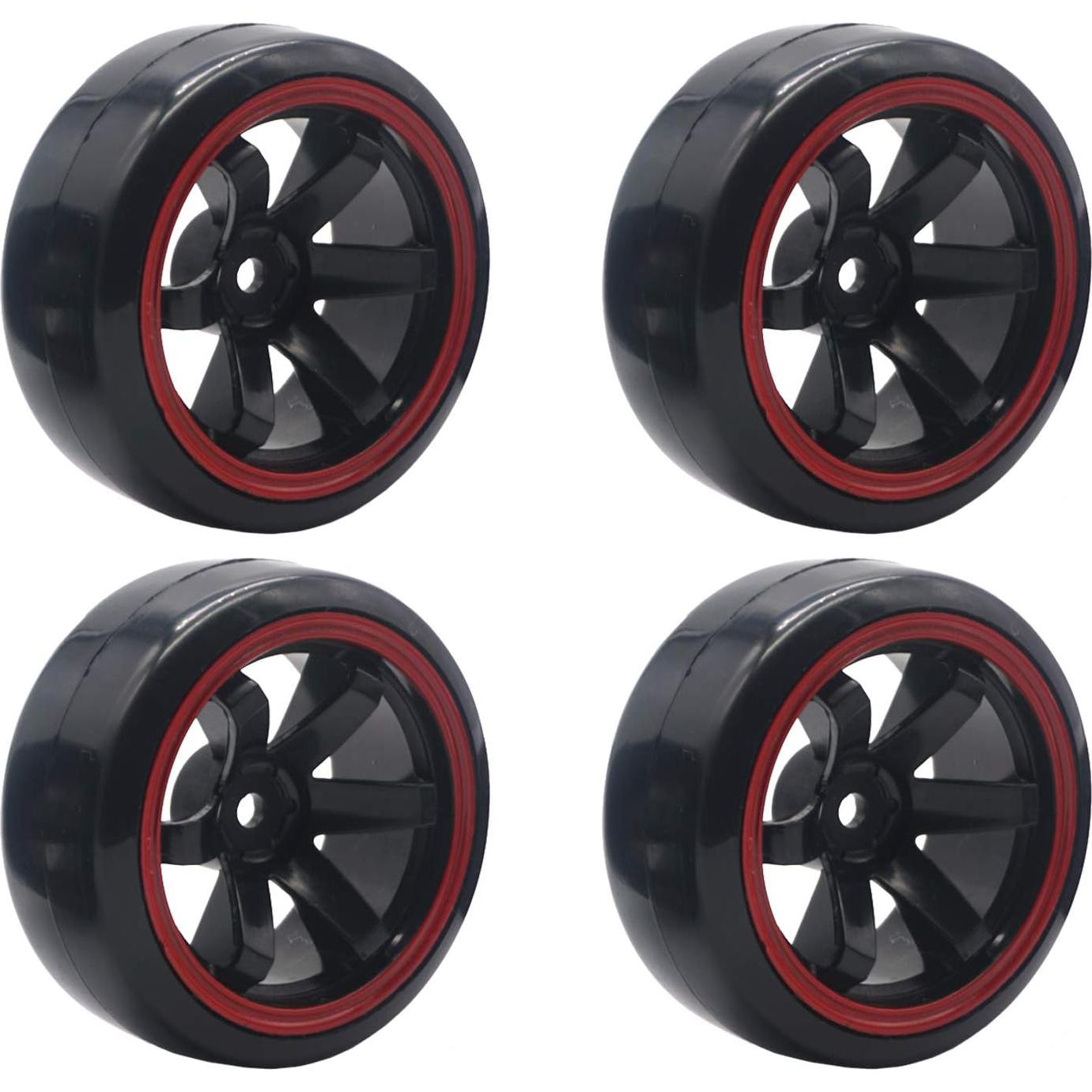 Juego de Neumáticos RC Drift 1/10 ShareGoo 4 Piezas 12mm