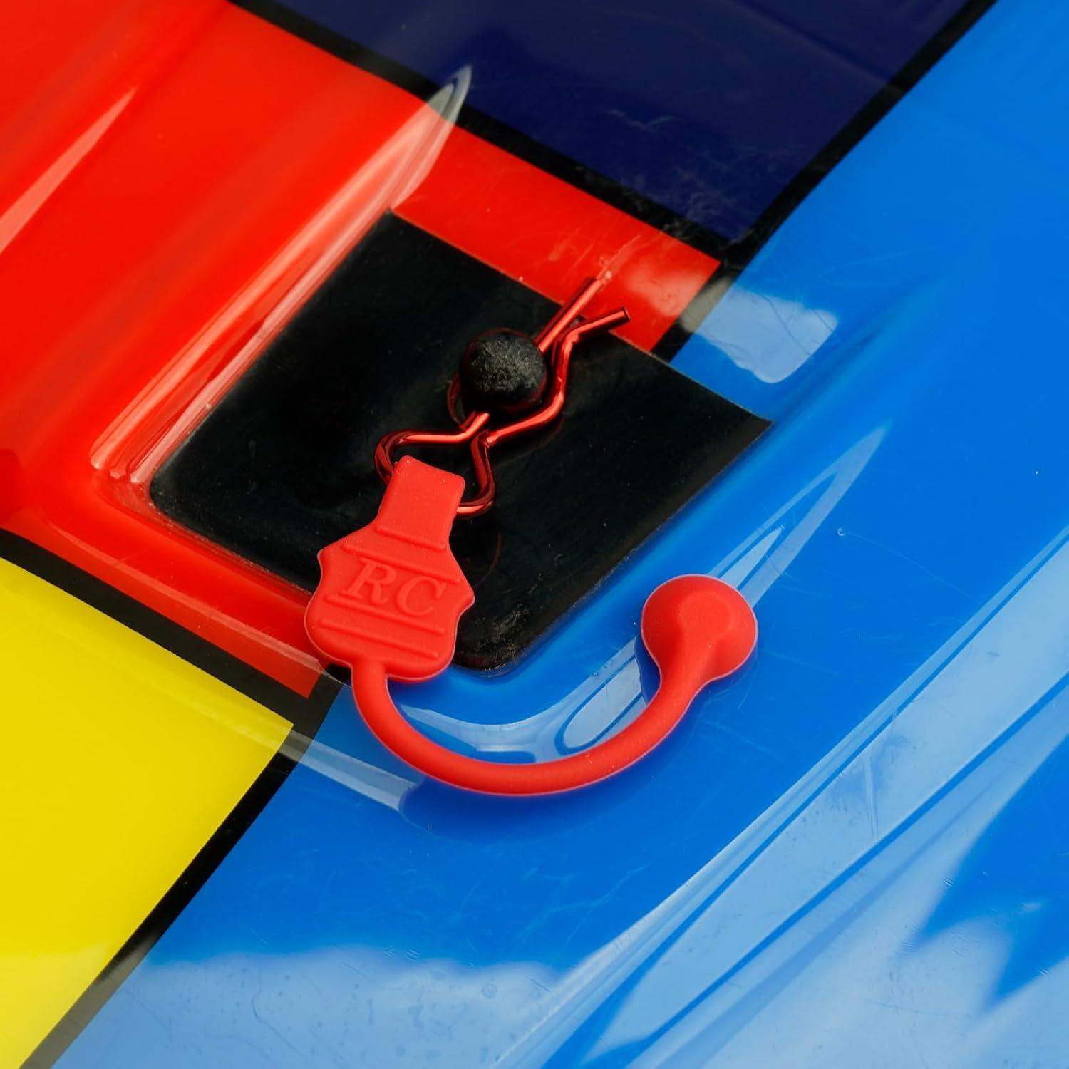 Clips Universales para Carro RC TGCWENG 8PCS Rojos con Tiradores