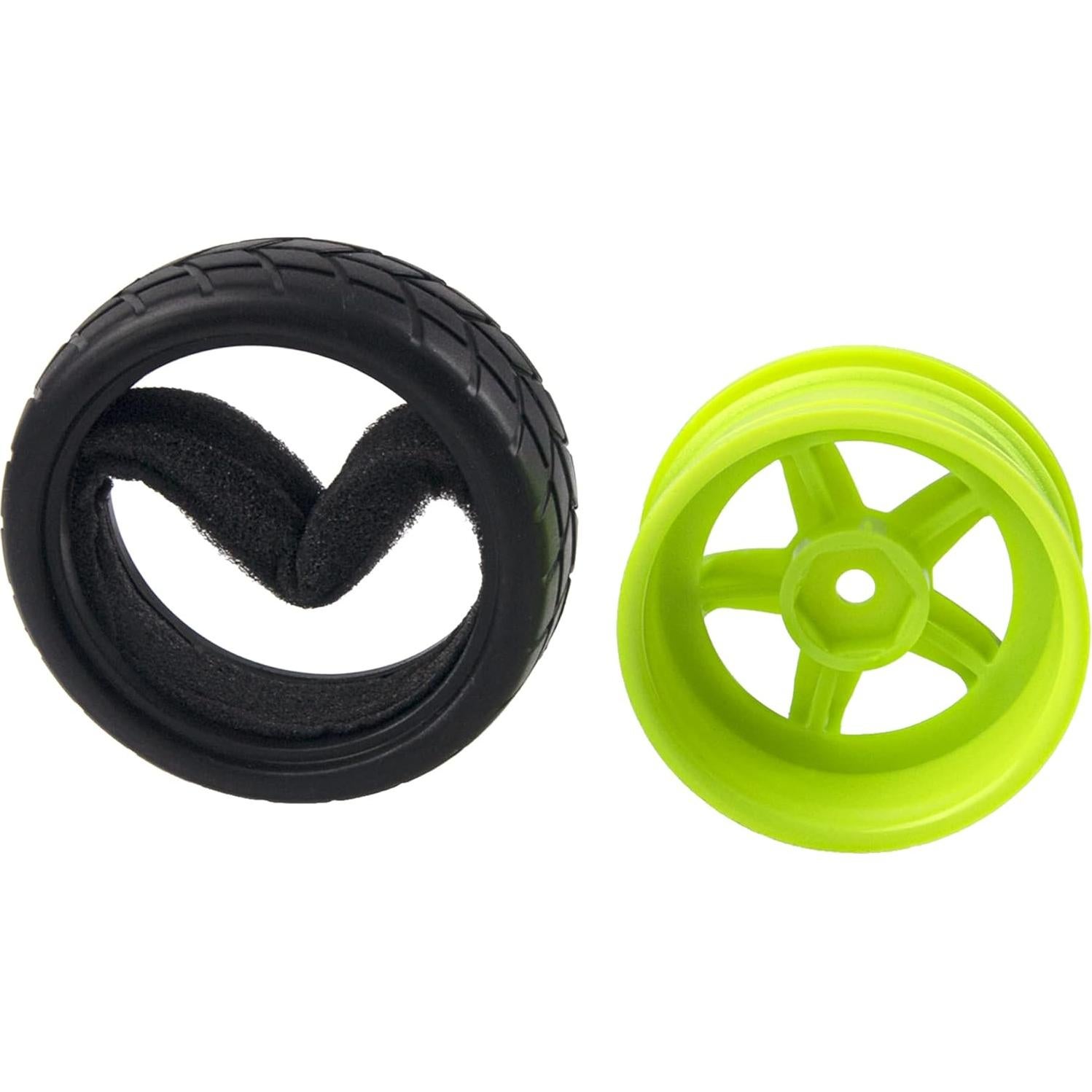 Ruedas de 5 radios HIRCQOO 66 mm para coches RC 1/10