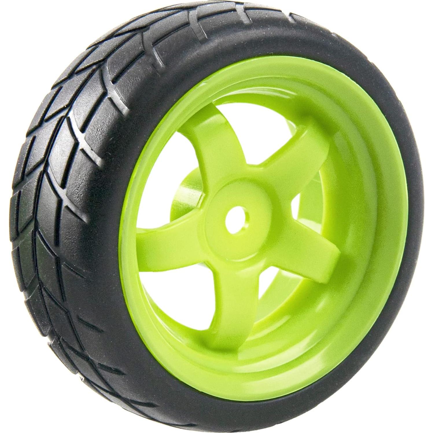 Ruedas de 5 radios HIRCQOO 66 mm para coches RC 1/10