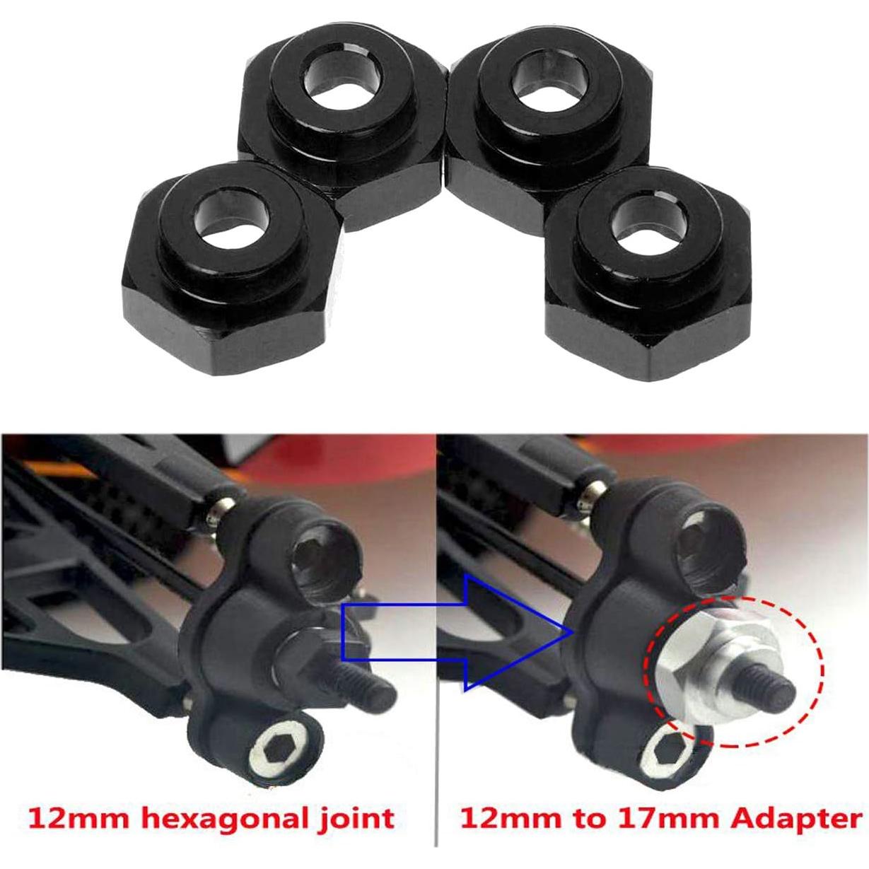 Adaptador Hexagonal 12mm a 17mm ShareGoo para RC 1/10