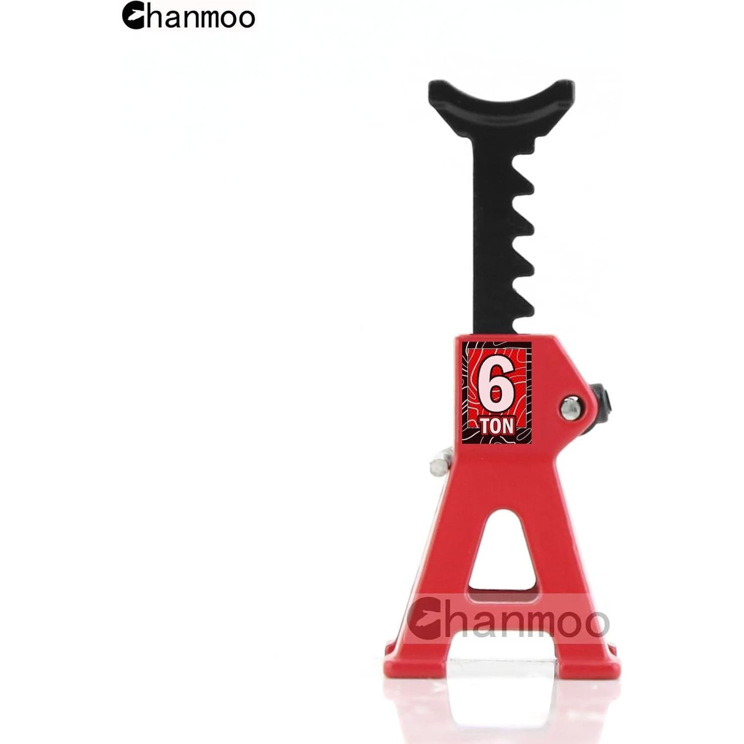 Soportes de Gato RC Chanmoo 1:18 1:24 Metal 6 Toneladas Rojo