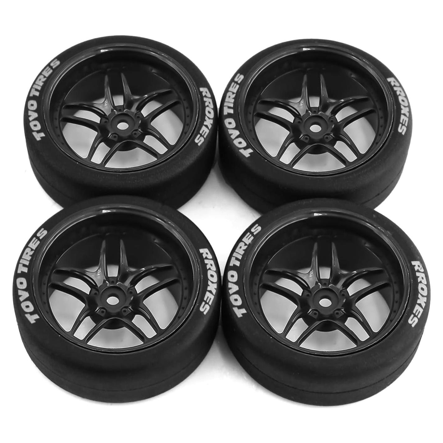 Neumáticos RC Drift REDSPIDER 1:10 4PCS Caucho 12mm Hex