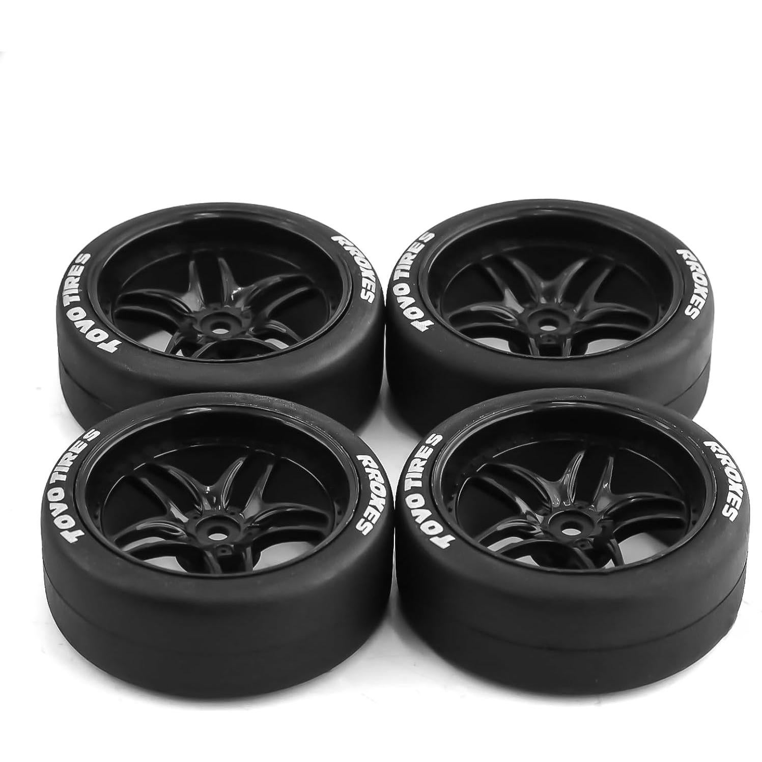 Neumáticos RC Drift REDSPIDER 1:10 4PCS Caucho 12mm Hex