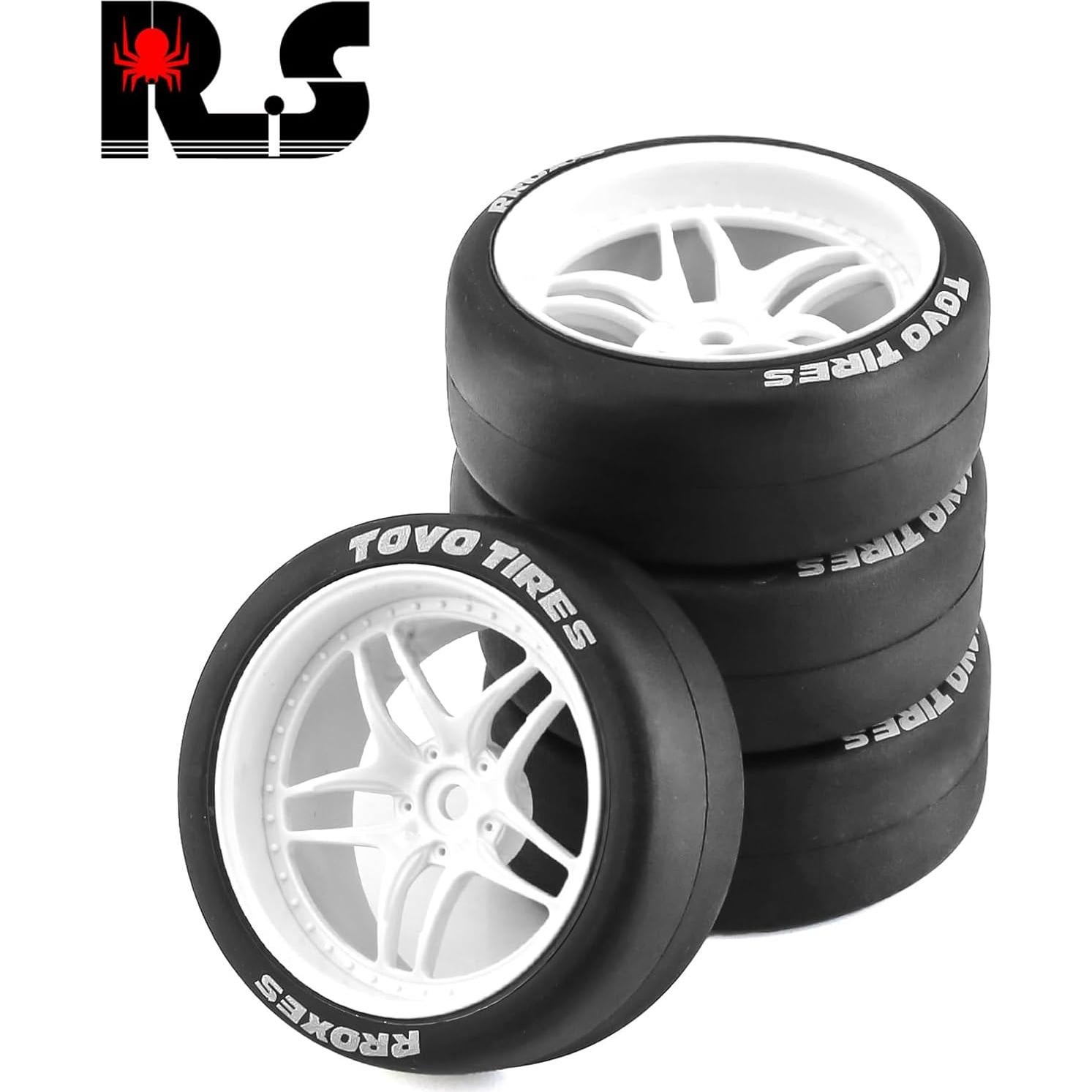 Neumáticos RC Drift REDSPIDER 1:10 4PCS Caucho 12mm Hex