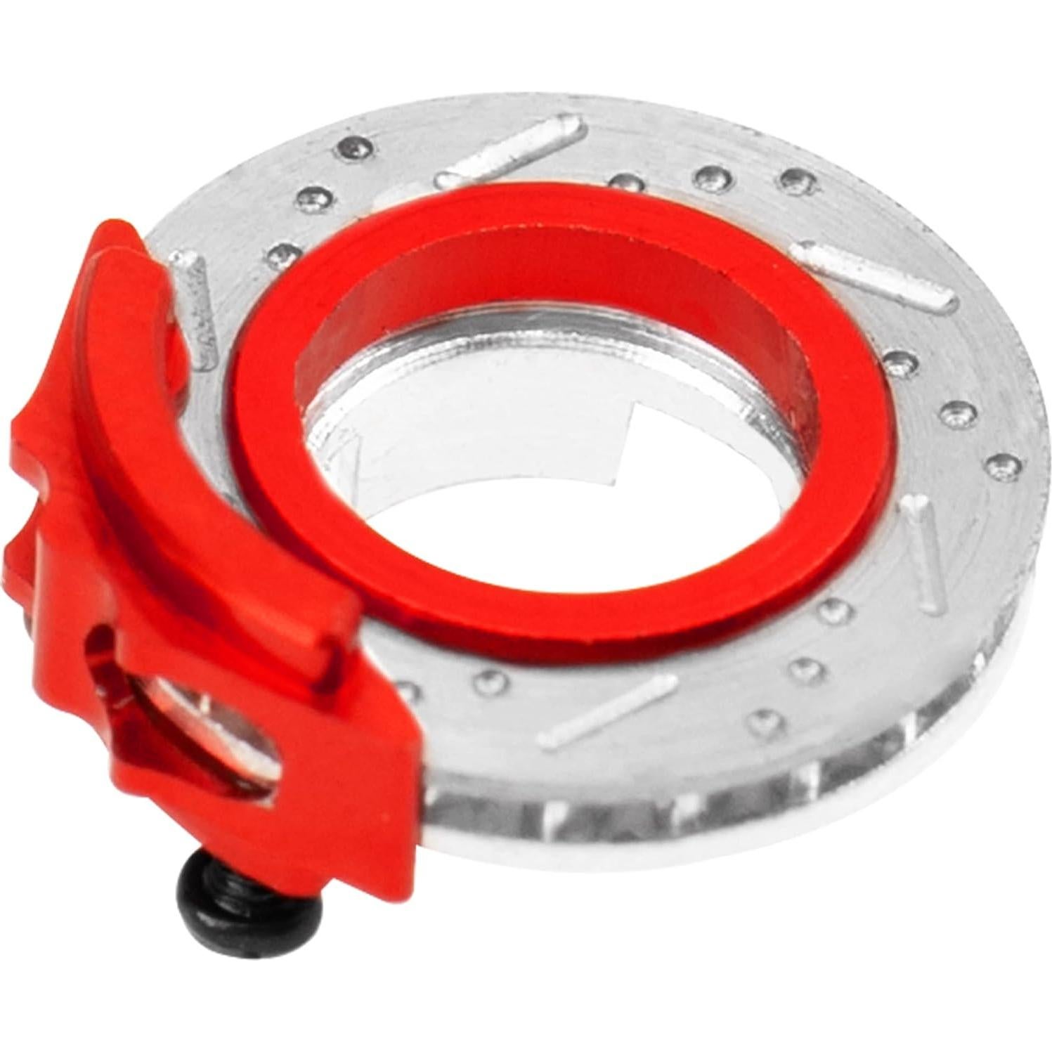 4Pcs ShareGoo RC Brake Disc,Metal Wheel Rim Hex Hub Brake Disc Decoration Compatible with Wltoys K969 K989 Kyosho Mini-Q Mini-Z Mini-D 1/28 RC Car