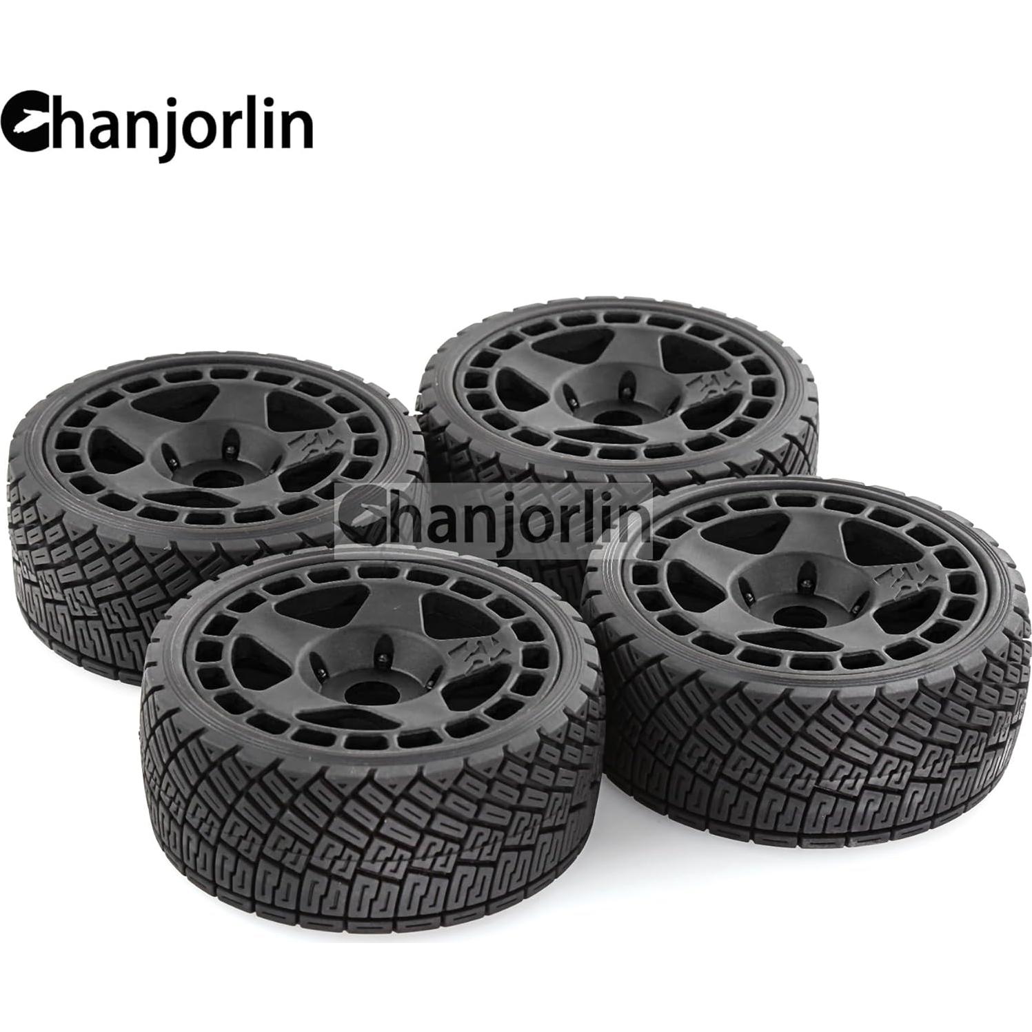 Neumáticos RC 1:8 1:7 Chanjorlin Rally 4 Piezas 17mm Hex
