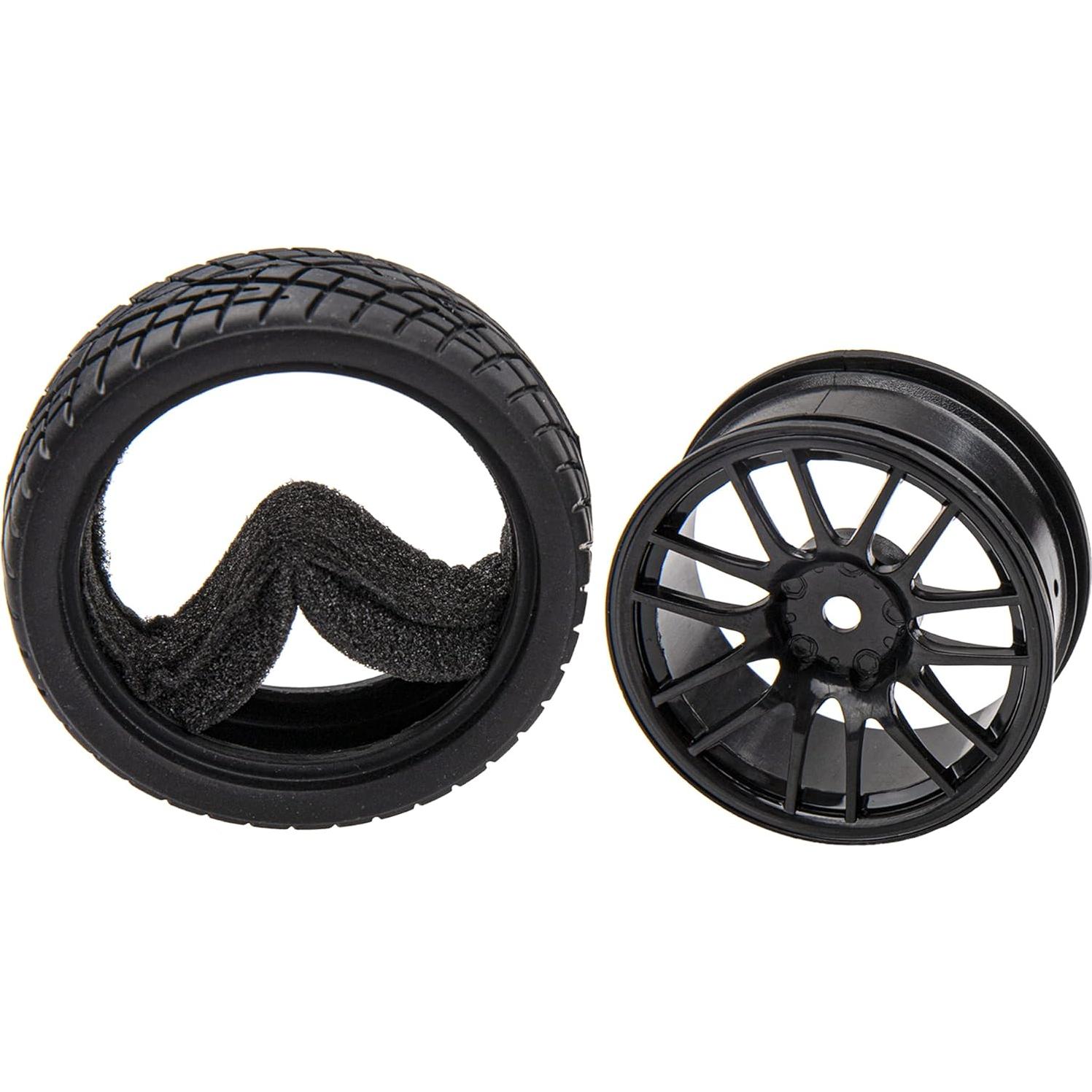 Ruedas de 12 Radios HIRCQOO para RC 1/10 On Road 63mm