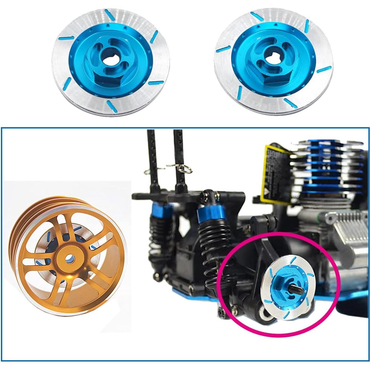 4 Piezas Disco de Freno Aluminio 32mm 12mm Hex ShareGoo