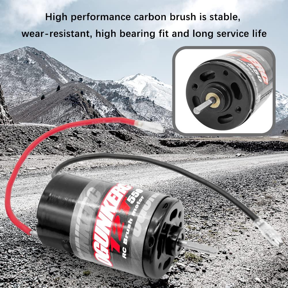 Motor OGUNKE RC 550 12T para Camión RC 1/10 - 22500 RPM