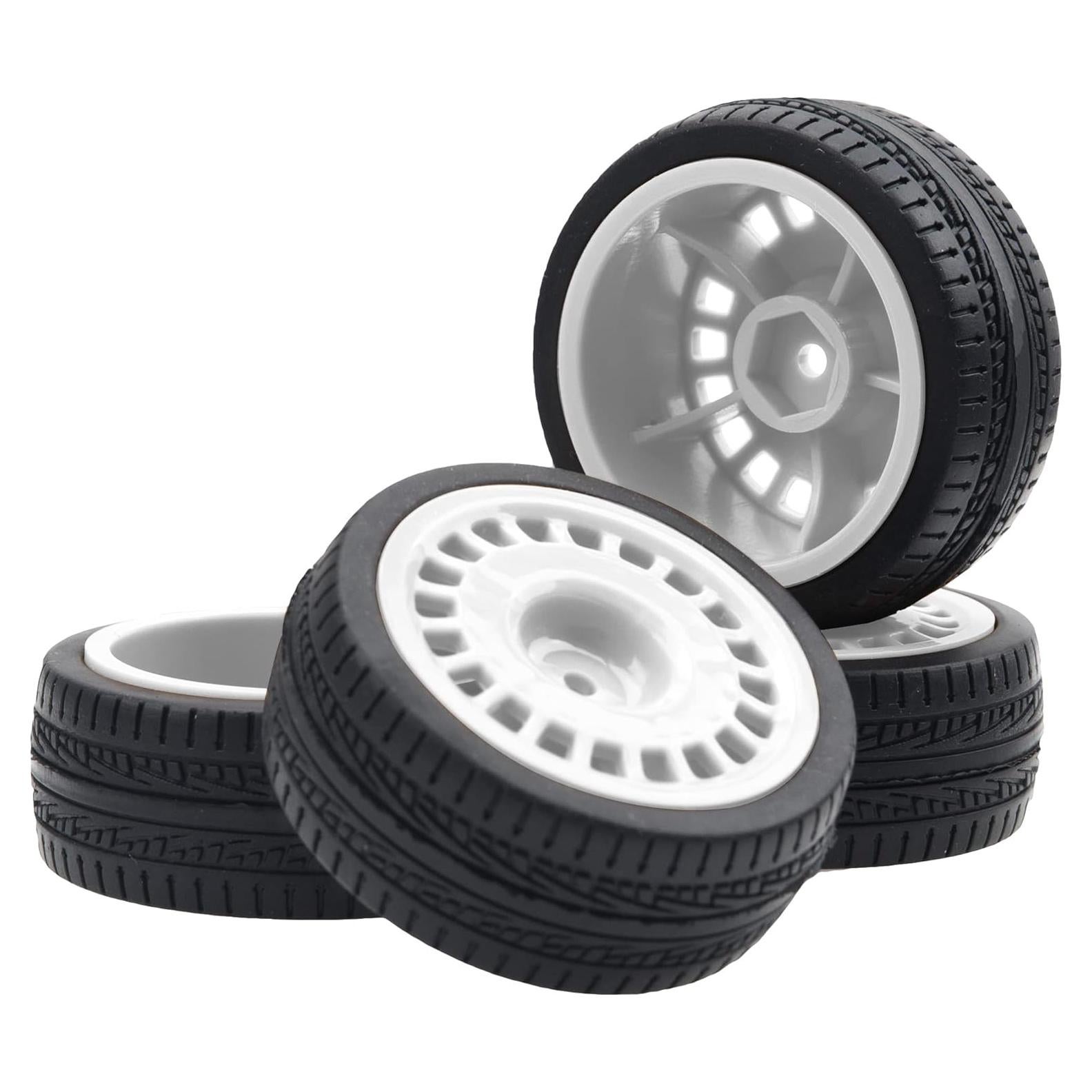 Neumáticos de Caucho 70mm con Llantas Nylon 12mm HIRCQOO