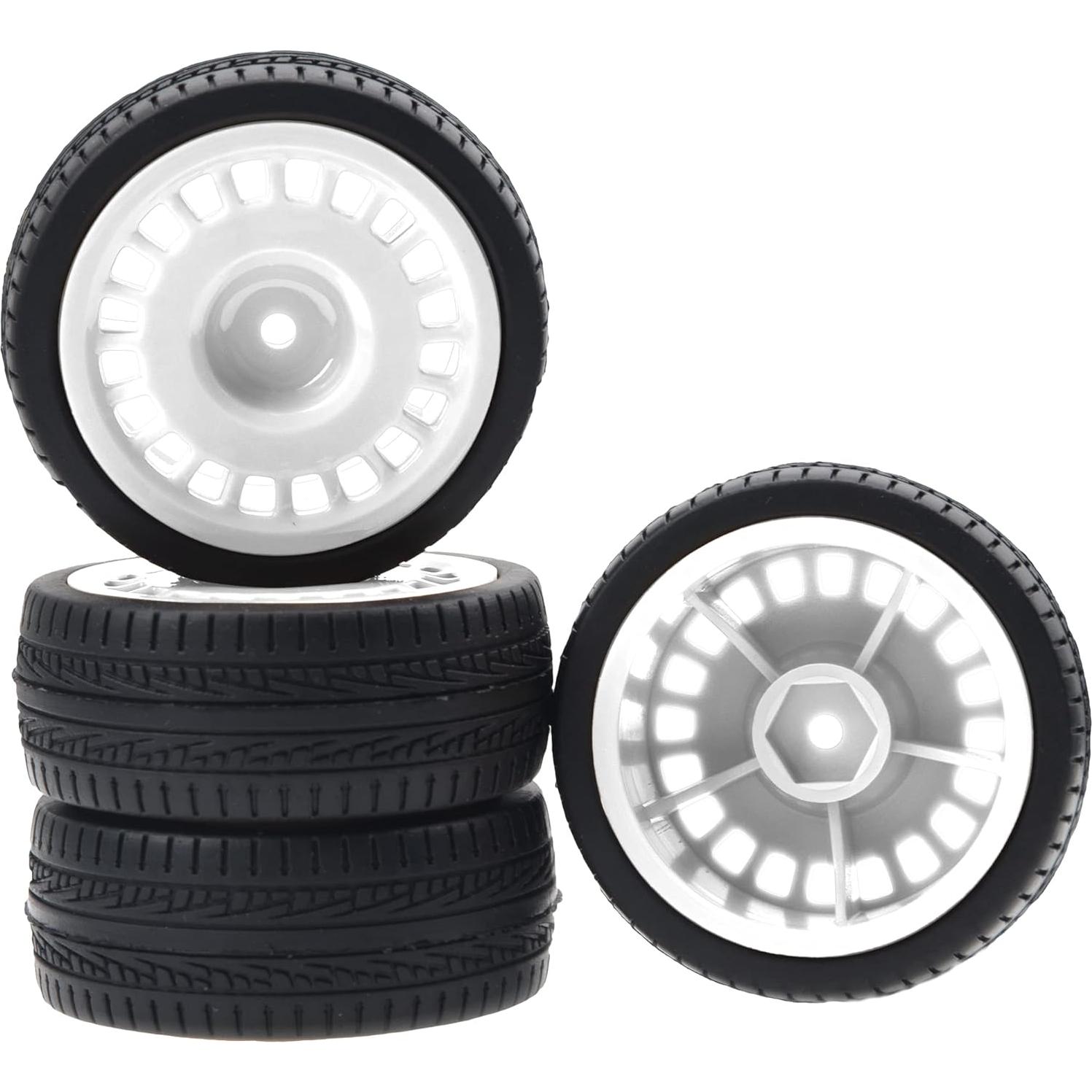 Neumáticos de Caucho 70mm con Llantas Nylon 12mm HIRCQOO