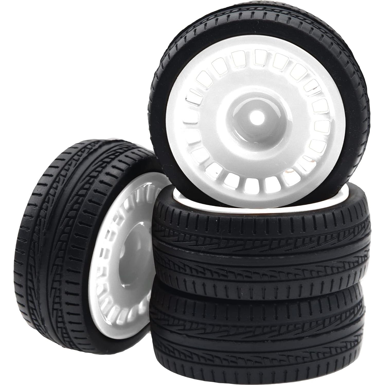 Neumáticos de Caucho 70mm con Llantas Nylon 12mm HIRCQOO