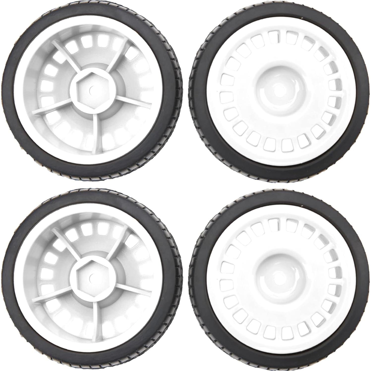 Neumáticos de Caucho 70mm con Llantas Nylon 12mm HIRCQOO