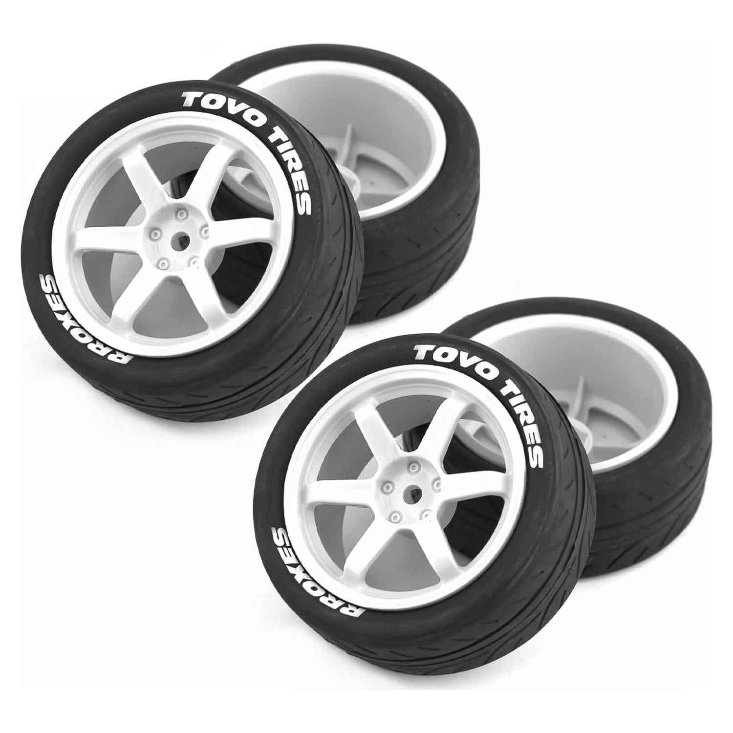 Neumáticos y Ruedas RC 1/10 Dantenron Touring 68mm 4Pcs