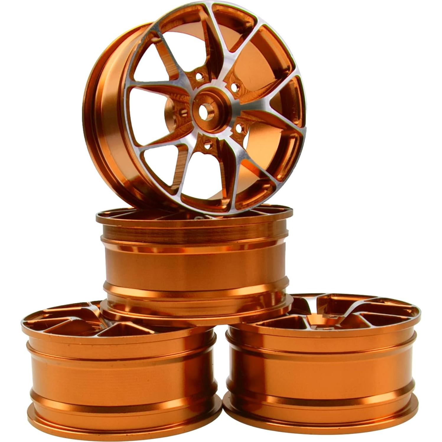 Llantas de Metal RC 1/10 ShareGoo 26mm 10-Radios Dorado