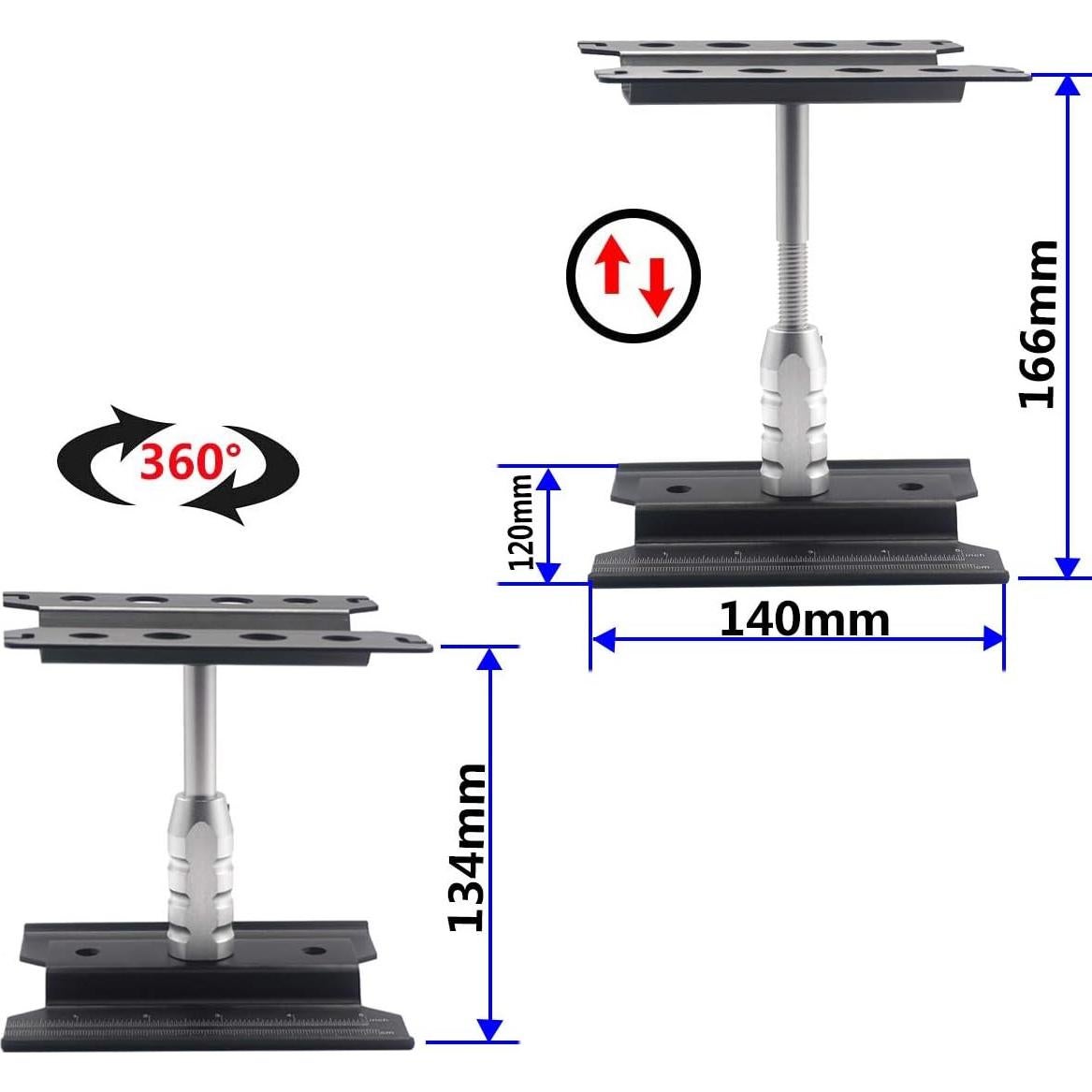 Banco de Trabajo RC Vgoohobby Aluminio 140x120mm Ajustable