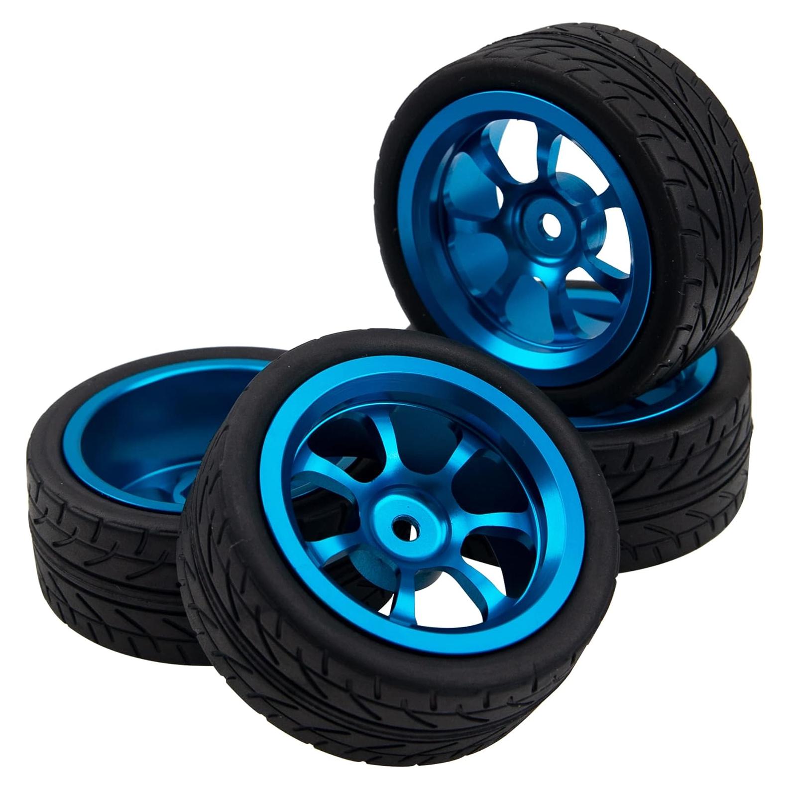 Aros de Rueda 12mm HIRCQOO con Neumáticos 65mm para RC