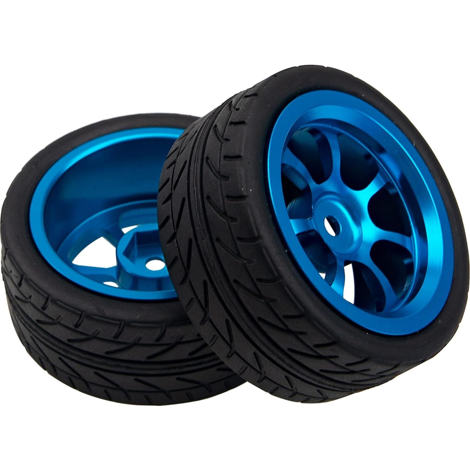 Aros de Rueda 12mm HIRCQOO con Neumáticos 65mm para RC