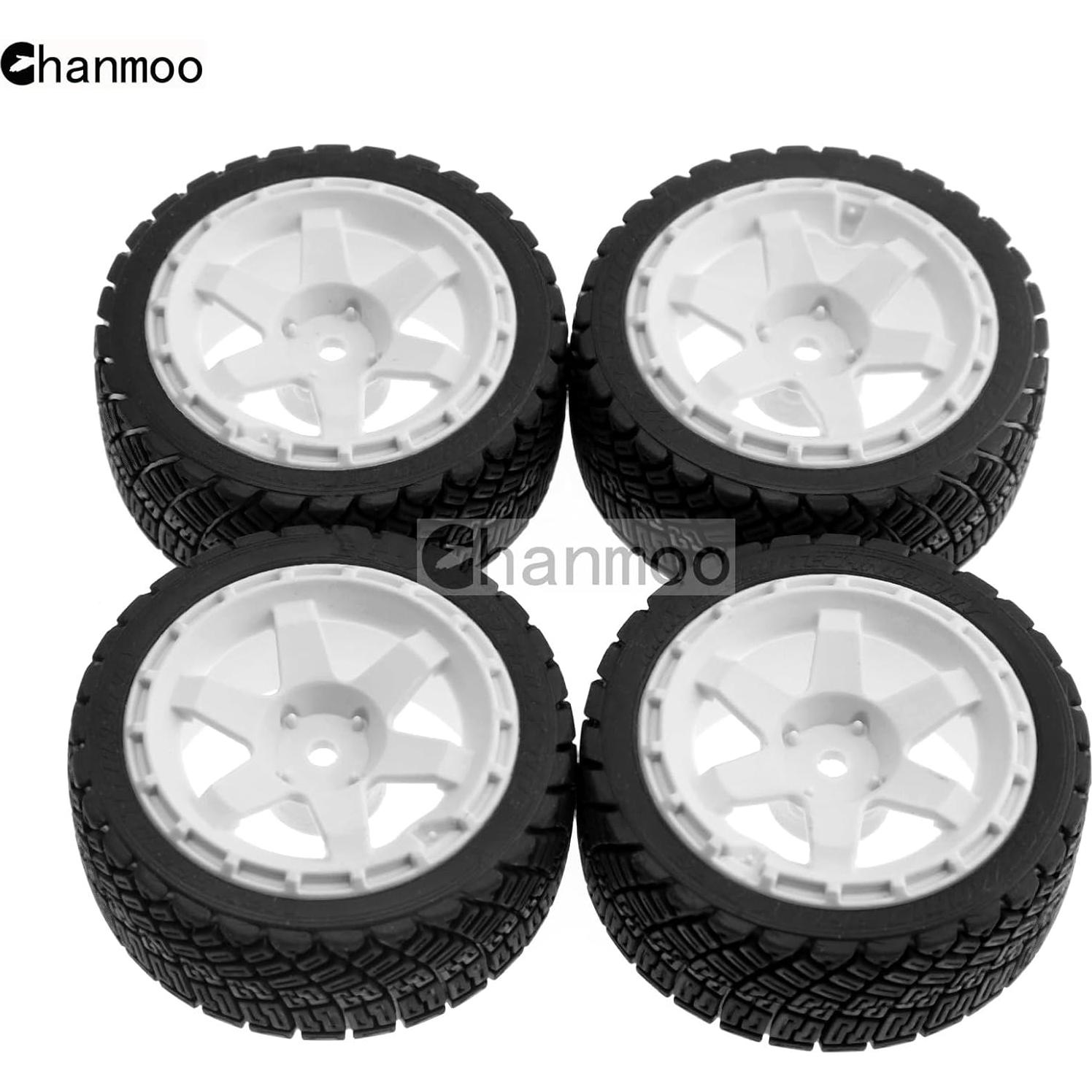 Neumáticos de Rally 1:10 Chanmoo 67mm 4Pcs 12mm Hex RC