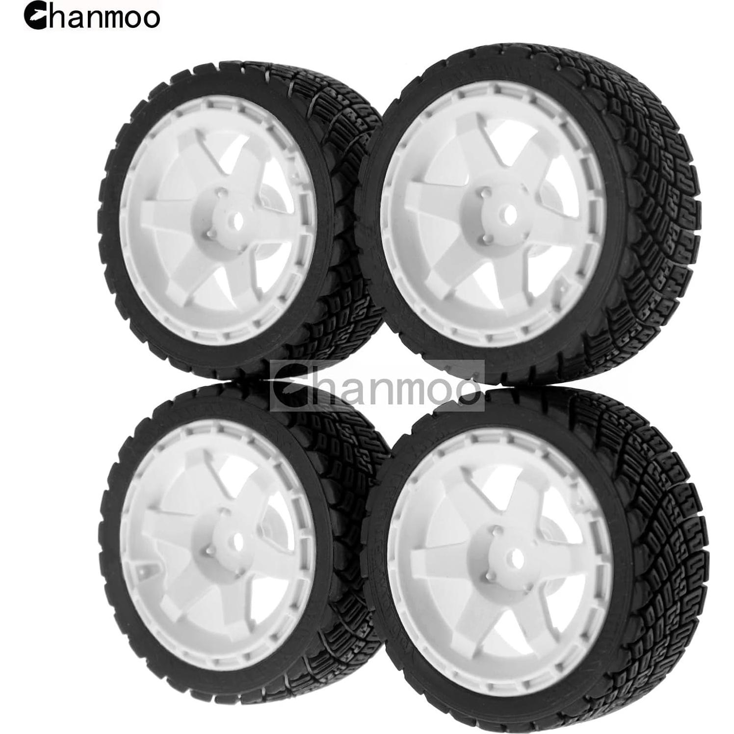 Neumáticos de Rally 1:10 Chanmoo 67mm 4Pcs 12mm Hex RC