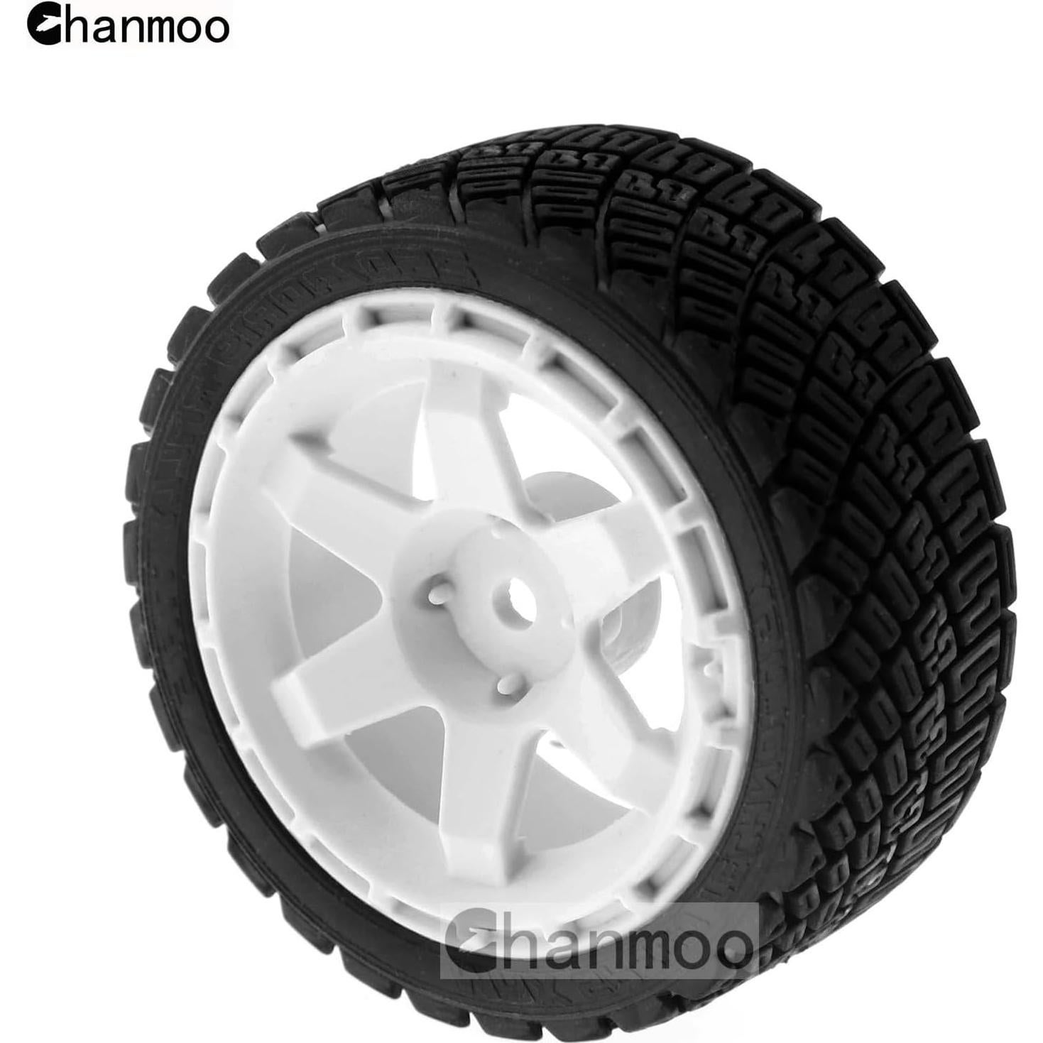 Neumáticos de Rally 1:10 Chanmoo 67mm 4Pcs 12mm Hex RC