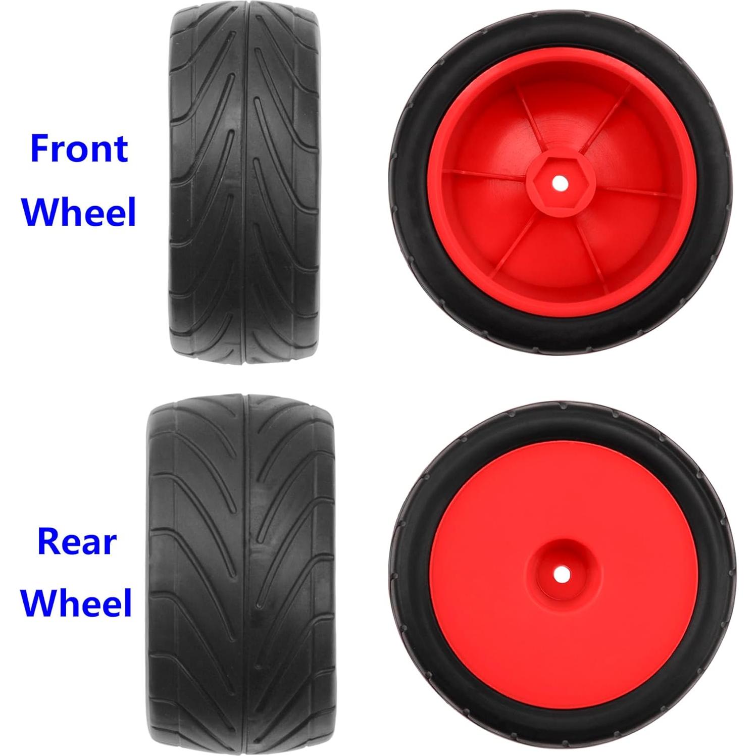 Paquete de 4 llantas de goma ShareGoo 85mm para buggy RC 1/10