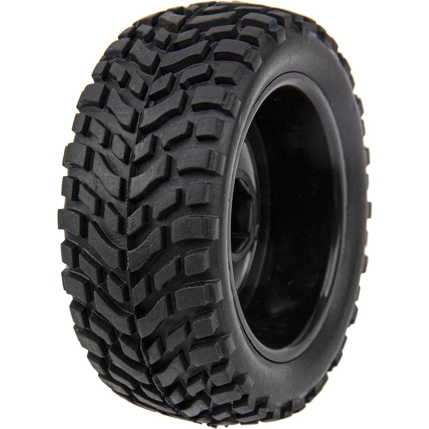 Neumáticos de goma 75mm y llantas plásticas 12mm HIRCQOO