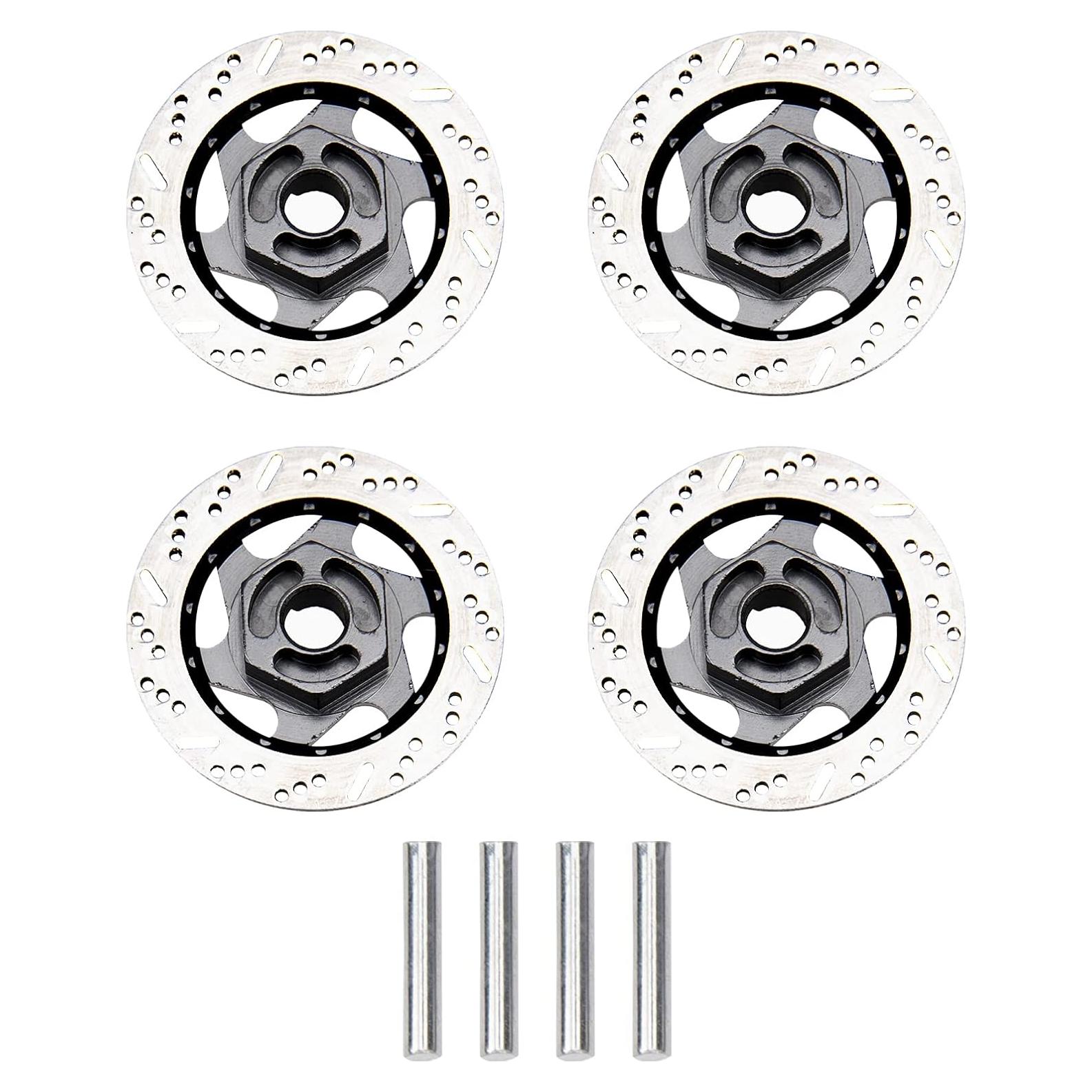 4 Ruedas de Aluminio 12mm ShareGoo para RC 1/10 Traxxas Tamiya