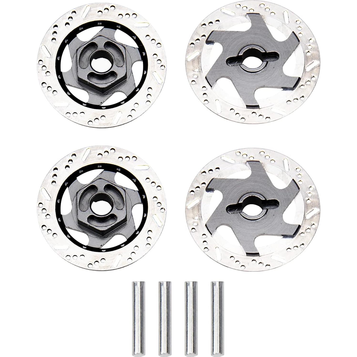 4 Ruedas de Aluminio 12mm ShareGoo para RC 1/10 Traxxas Tamiya