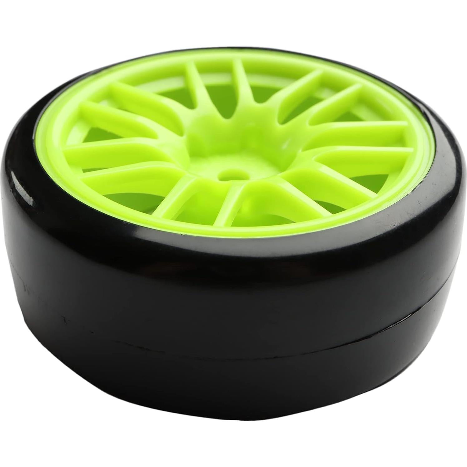 4 Neumáticos y Ruedas RC 1:10 GDOOL 63mm Plástico Verde