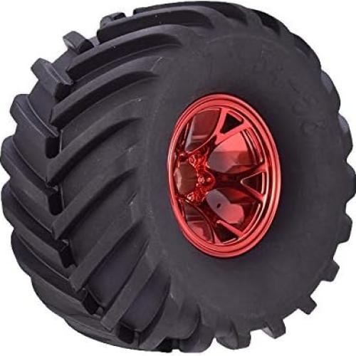 Juego de Ruedas y Neumáticos RC 1/10 WONFAST 135mm Rojo