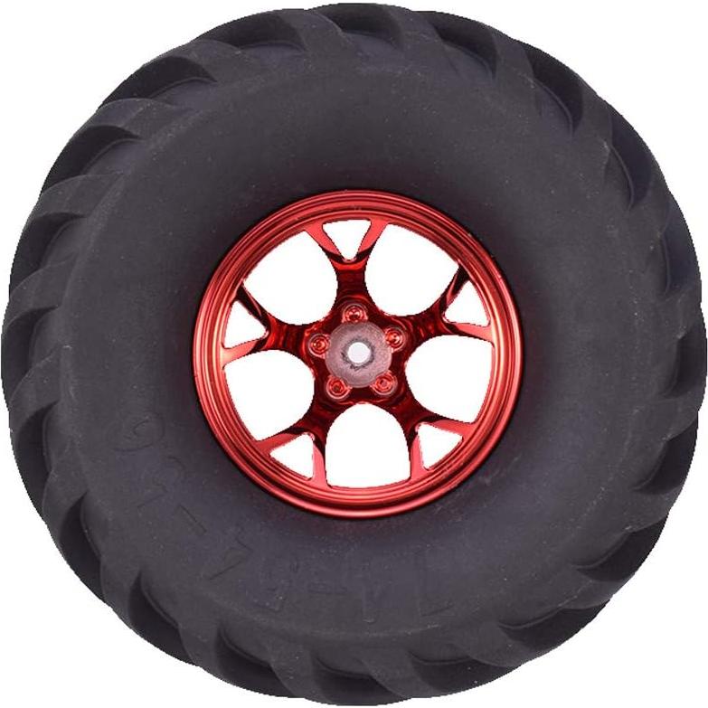Juego de Ruedas y Neumáticos RC 1/10 WONFAST 135mm Rojo