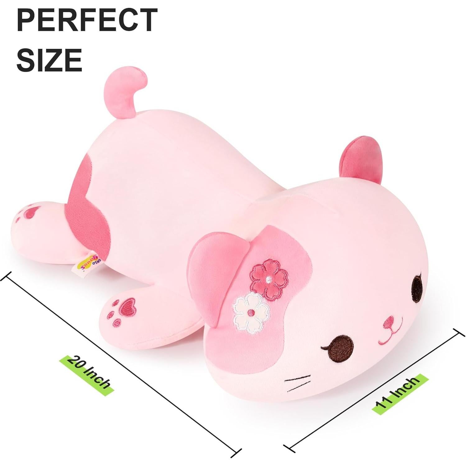 Gato de Peluche Onsoyours Sakura 50 cm Almohada Kawaii